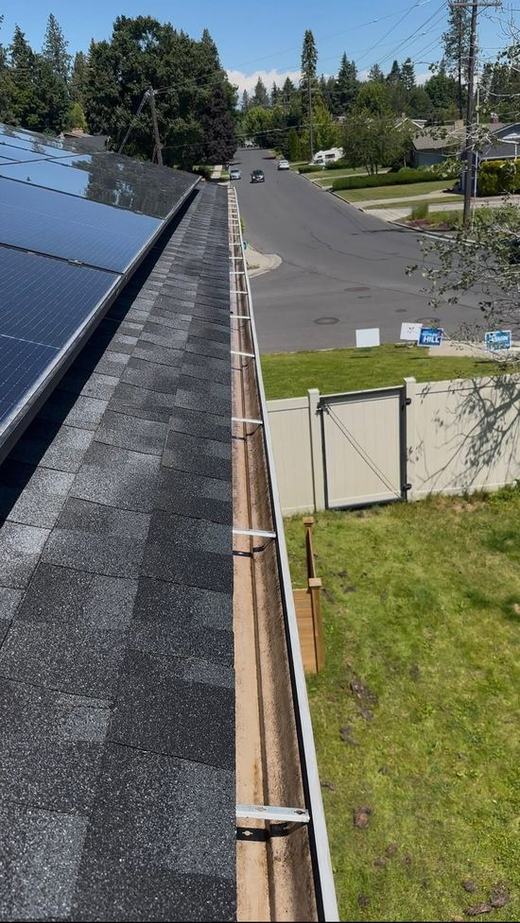 Gutter Cleaning recent job