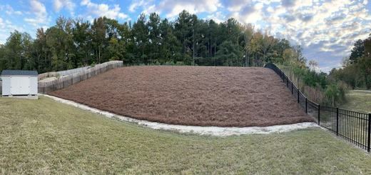 Pine Straw Install